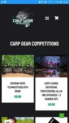 Carp Gear Giveaways android App screenshot 3