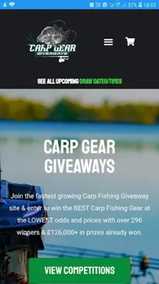 Carp Gear Giveaways android App screenshot 4